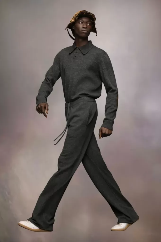 Cashmere strikbukser