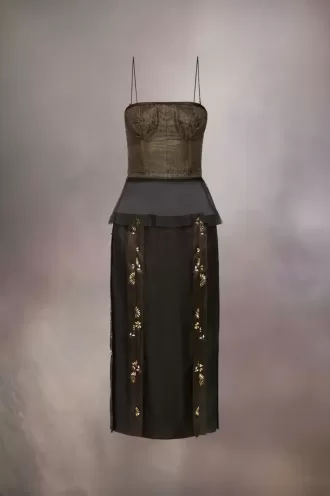 D茅cortiqu茅 silkekjole