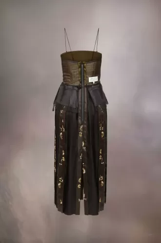 D茅cortiqu茅 silkekjole