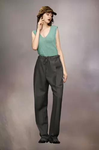 Havevest i hamp strik